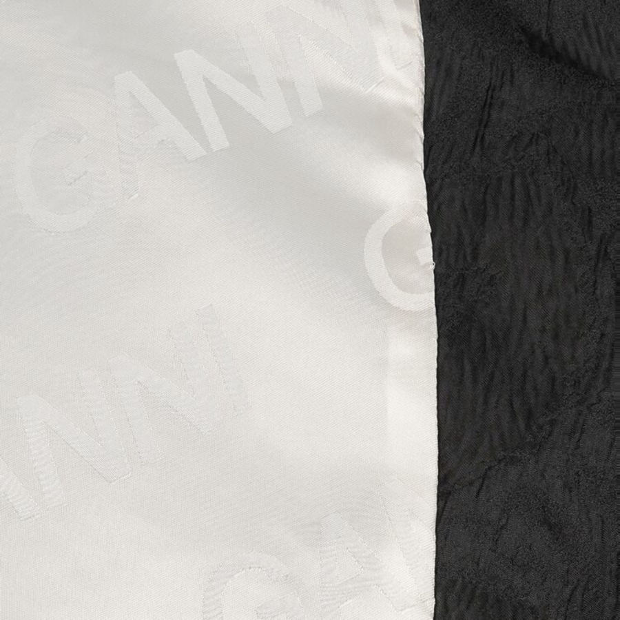 GANNI Textured Cloqué Short Jacket – Black