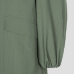 GANNI Tech Seersucker Oversized Shell Coat – Beetle