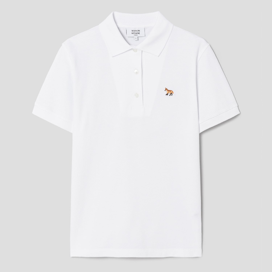 Maison Kitsune Women Baby Fox Patch Regular Polo