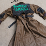 GANNI Barbour Ganni Wax Trench – Teak