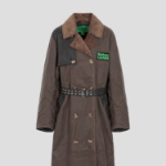 GANNI Barbour Ganni Wax Trench – Teak