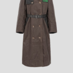 GANNI Barbour Ganni Wax Trench – Teak