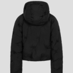 GANNI Nylon Tech Puffer Short Jacket – Black