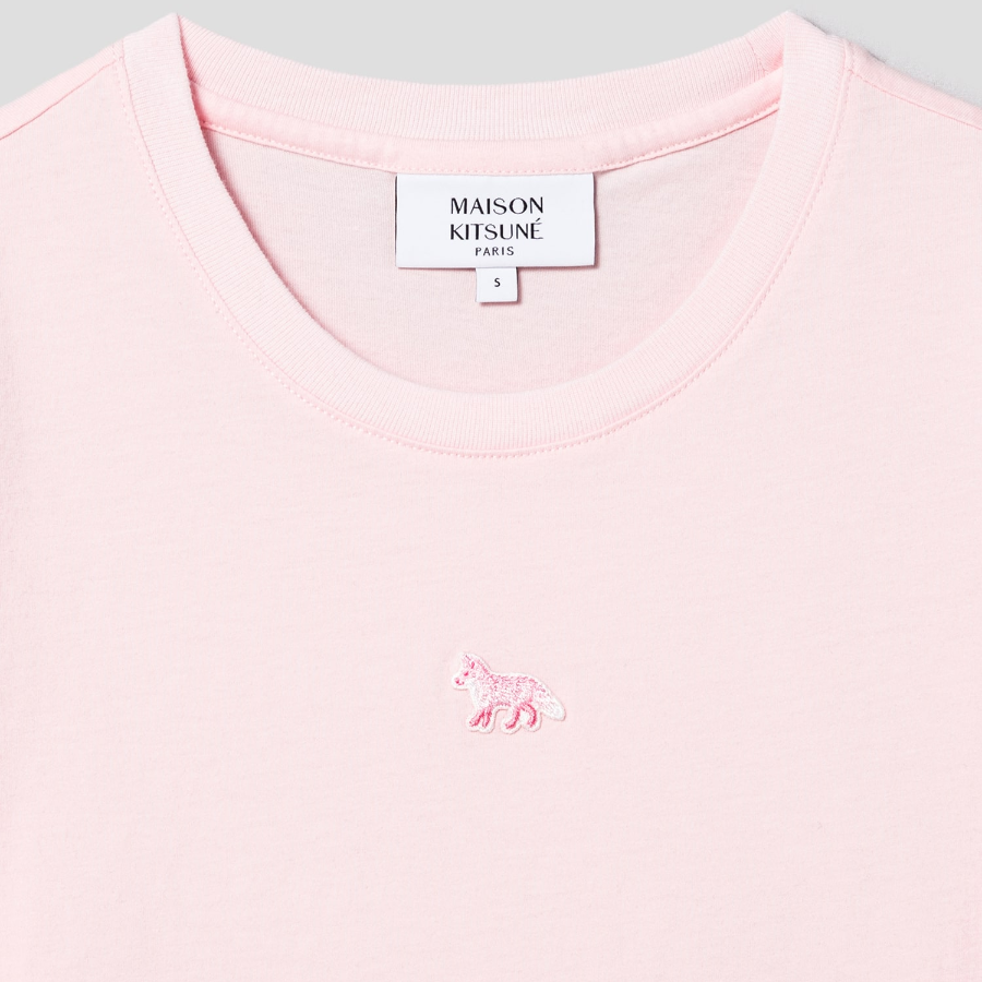 Maison Kitsune Women Baby Fox Patch Baby Tee-Shirt
