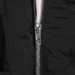 GANNI Nylon Tech Puffer Short Jacket – Black