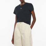 Maison Kitsune Women Baby Fox Patch Baby Tee-Shirt