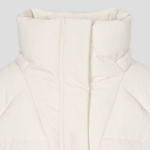 GANNI Nylon Tech Puffer Short Jacket – Tofu