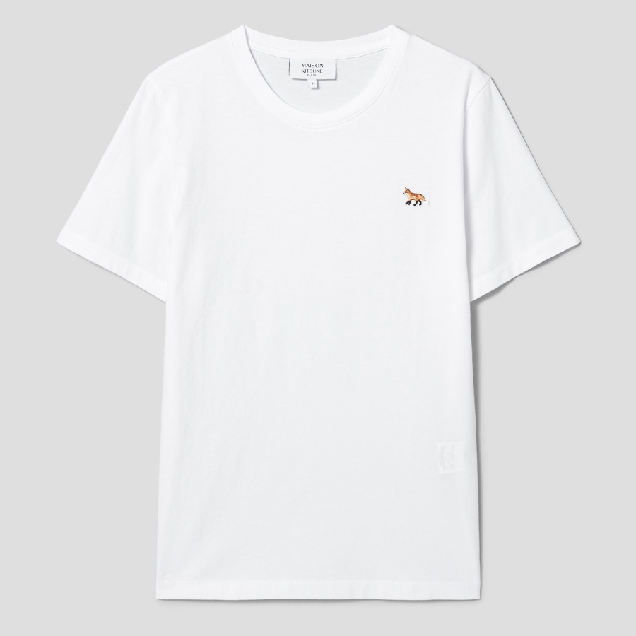 Maison Kitsune Women Baby Fox Patch Regular Tee-Shirt