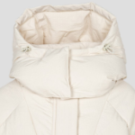 GANNI Tech Seersucker Puffer Coat – Tofu