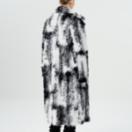 GANNI Faux Fur Coat – Black