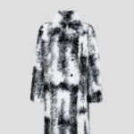 GANNI Faux Fur Coat – Black