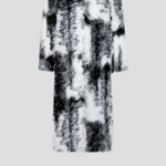 GANNI Faux Fur Coat – Black