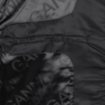 GANNI Drop Shoulder Half Placket Jacket – Black