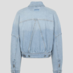 GANNI Tint Denim Bomber Jacket – Tint Wash