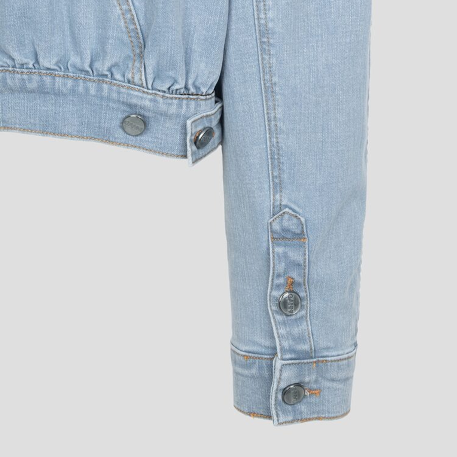 GANNI Tint Denim Bomber Jacket – Tint Wash