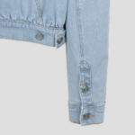 GANNI Tint Denim Bomber Jacket – Tint Wash