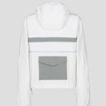 GANNI Stretch Shell Tracksuit Jacket – Ivory