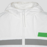 GANNI Stretch Shell Tracksuit Jacket – Ivory