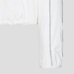 GANNI Stretch Shell Tracksuit Jacket – Ivory