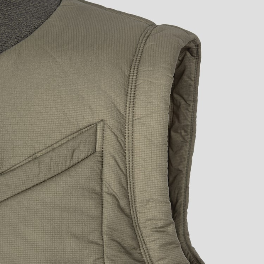 GANNI Quilt Short Vest – Black