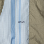 GANNI Quilt Short Vest – Black