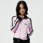 GANNI Sporty Jersey Tracksuit Jacket – Black