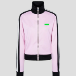 GANNI Sporty Jersey Tracksuit Jacket – Black