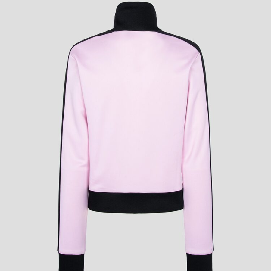 GANNI Sporty Jersey Tracksuit Jacket – Black