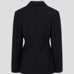 GANNI Heavy Cotton Tailoring Blazer – Black