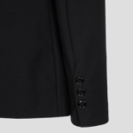 GANNI Heavy Cotton Tailoring Blazer – Black