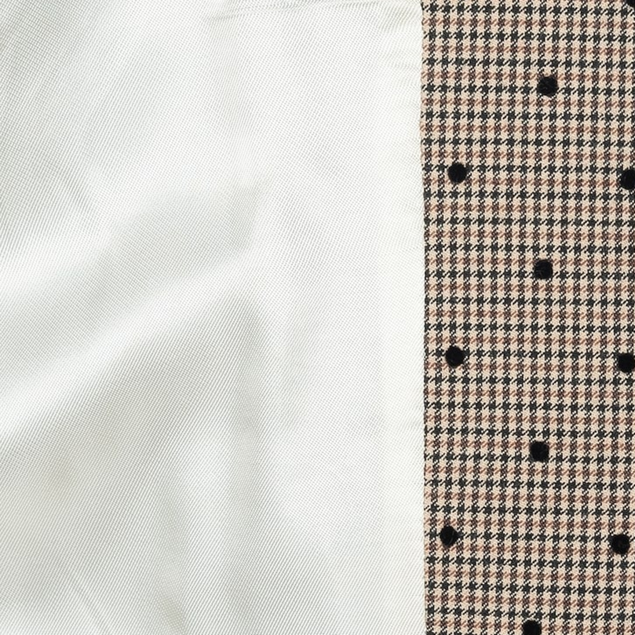 GANNI Flock Check Suiting Blazer – Tigers Eye