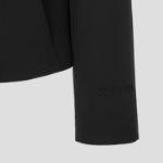 GANNI Light Twill Suiting Blazer – Black