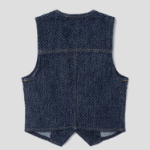 GANNI Fluffy Denim Waist Vest – Rinse