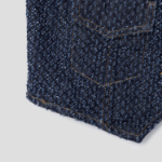 GANNI Fluffy Denim Waist Vest – Rinse