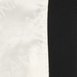 GANNI Bonded Crepe Curve Sleeve Jacket – Black