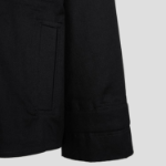 GANNI Herringbone Canvas Jacket – Black