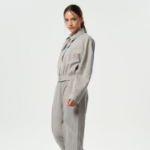 GANNI Light Melange Suiting Short Jacket – Alfalfa