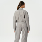 GANNI Light Melange Suiting Short Jacket – Alfalfa