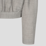 GANNI Light Melange Suiting Short Jacket – Alfalfa