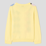 GANNI Cashmere Wool Mix Cardigan – Lemon