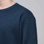 Minimal Crew Neck Knit — Turquoise