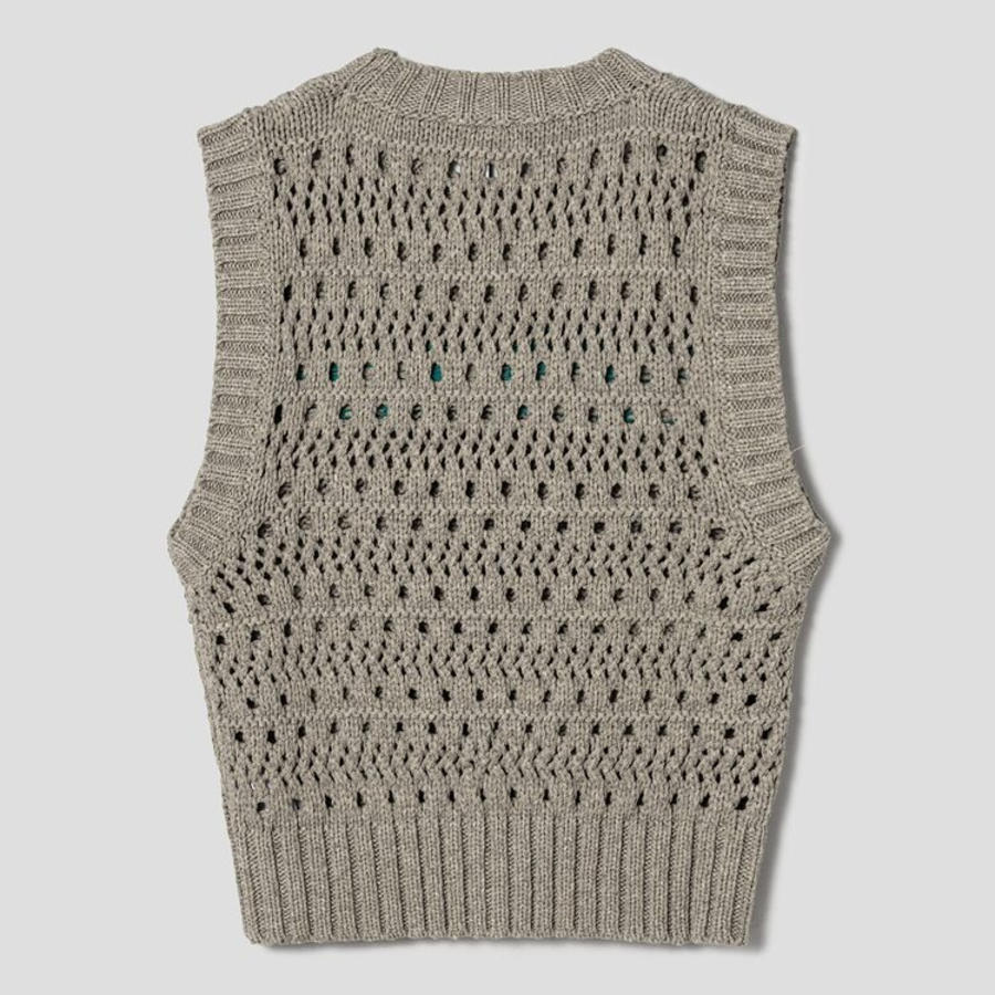 GANNI Cotton Mix Vest – Paloma Melange