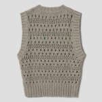 GANNI Cotton Mix Vest – Paloma Melange