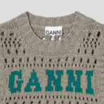 GANNI Cotton Mix Vest – Paloma Melange