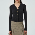 Кардиган Mini Ribbed Merino Cardigan – Phantom