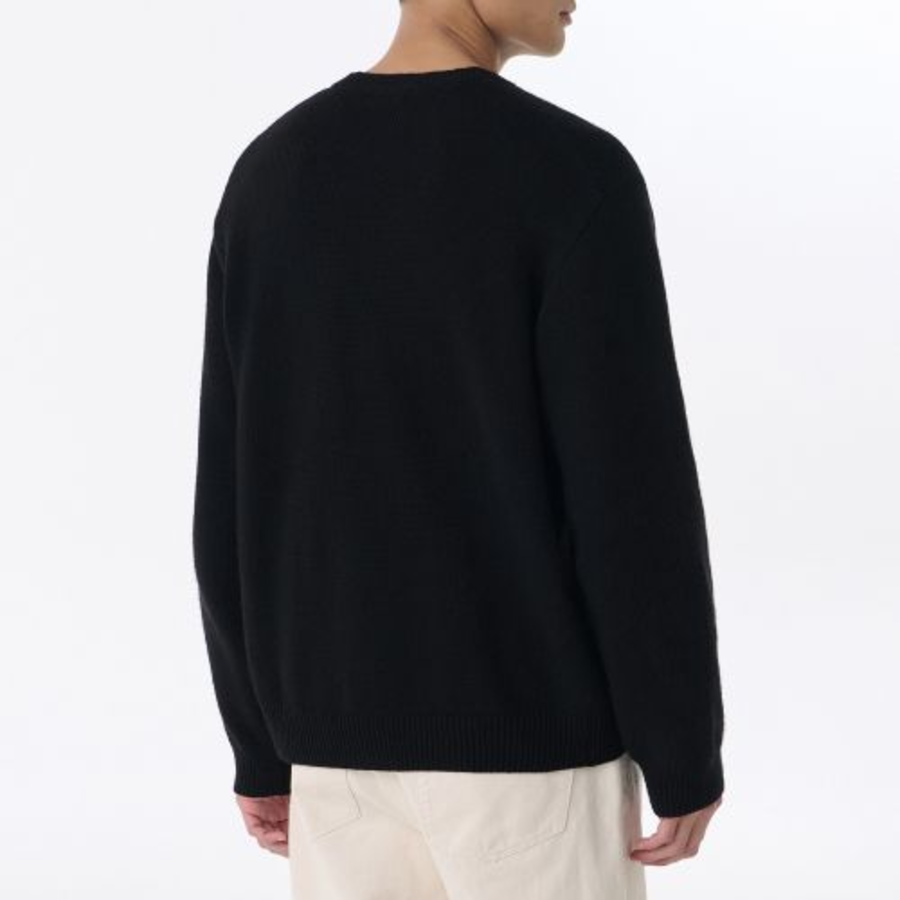 Essential Crew Neck Knit — Black