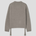 GANNI Future Wool Mix Oversized O-neck – Dusty Olive