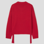 GANNI Future Wool Mix Oversized O-neck – Racing Red