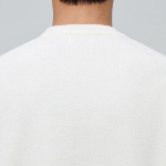 Minimal Crew Neck Knit — Cream