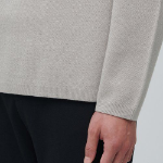 Minimal Crew Neck Knit — Mushroom